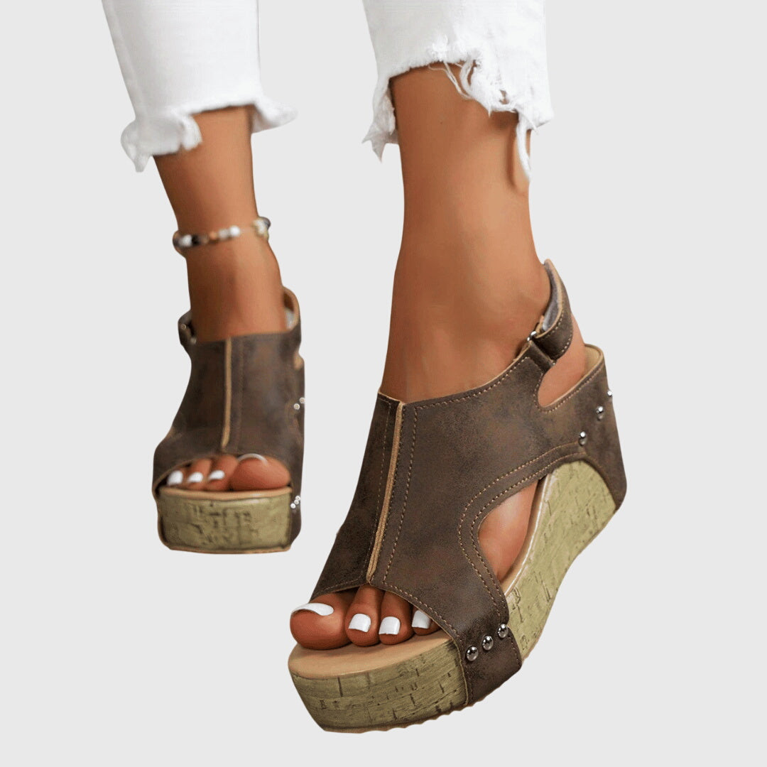 Lydia, sandalias de piel
