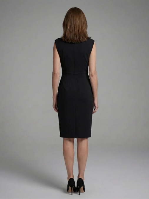 Celina, Vestido sin mangas con abertura