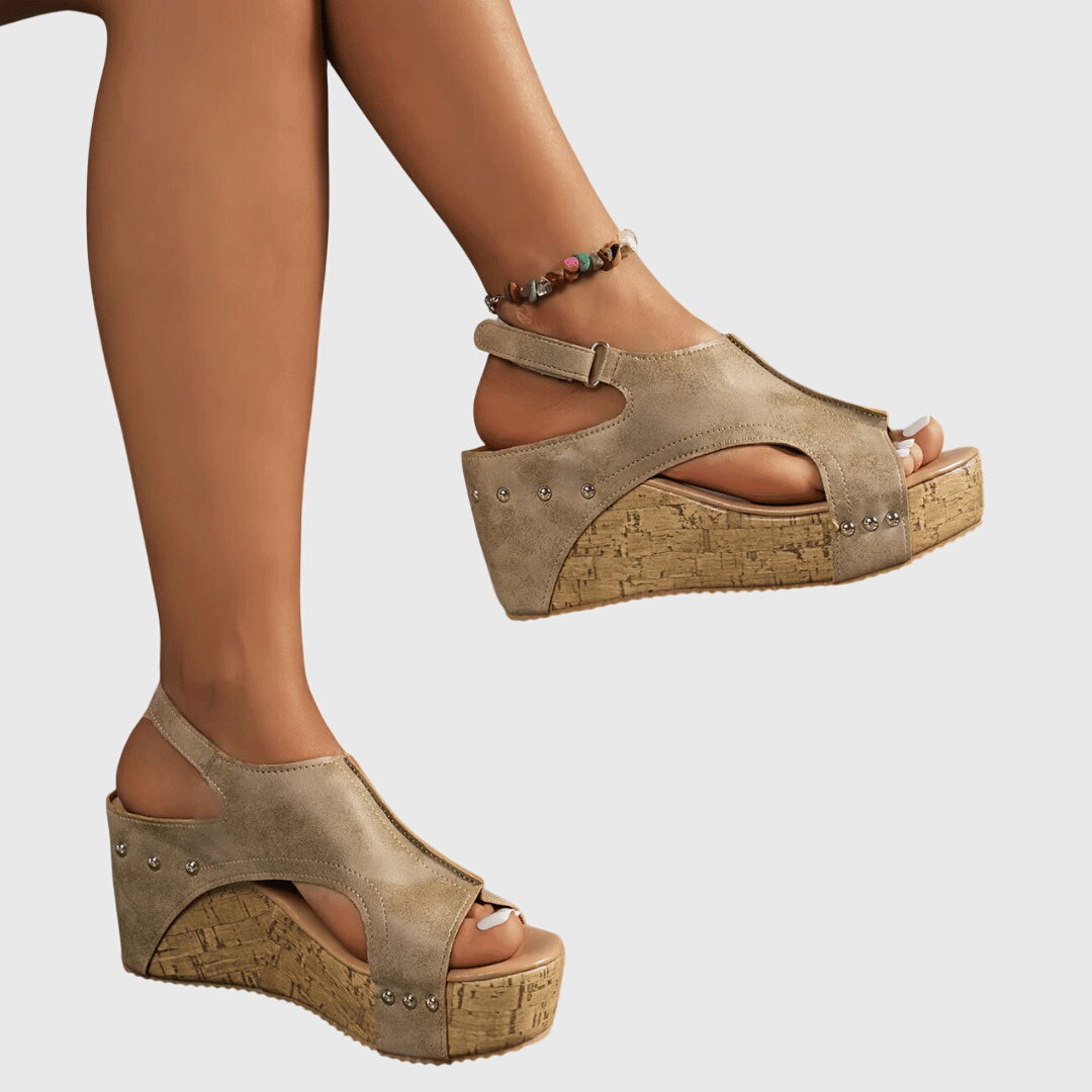 Lydia, sandalias de piel