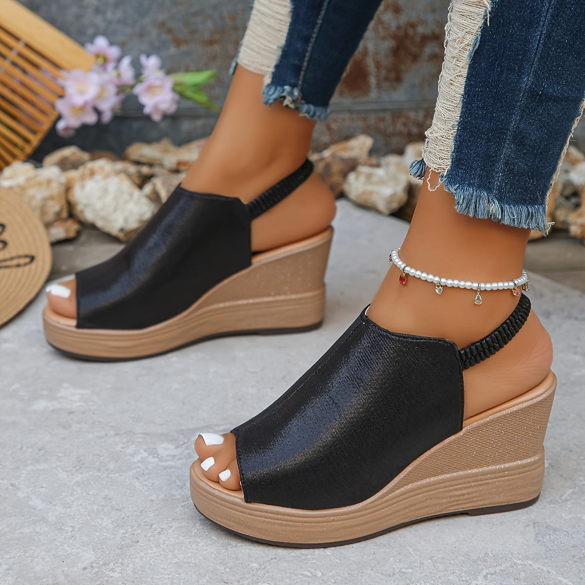 Aurora, Sandalias con tacón