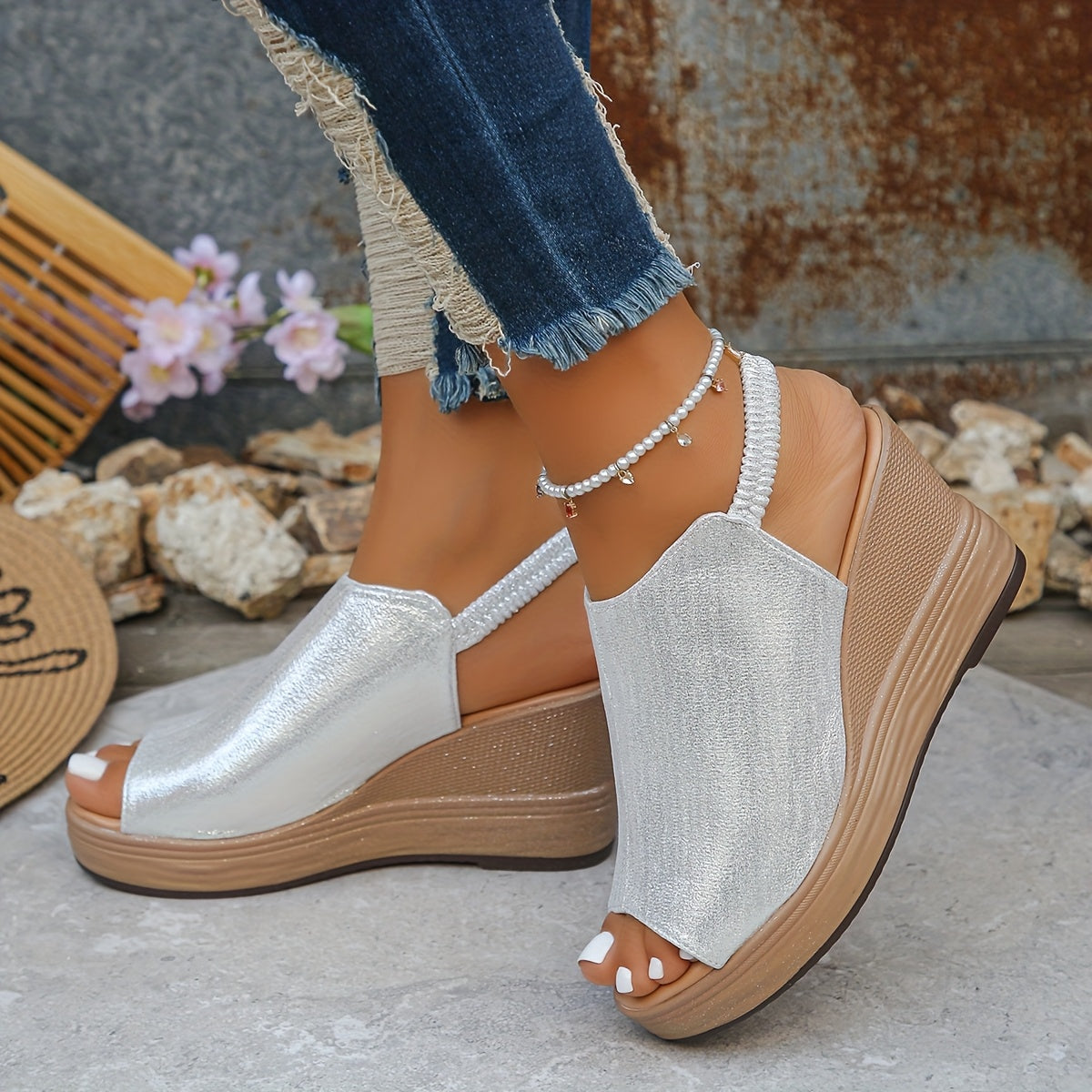 Aurora, Sandalias con tacón
