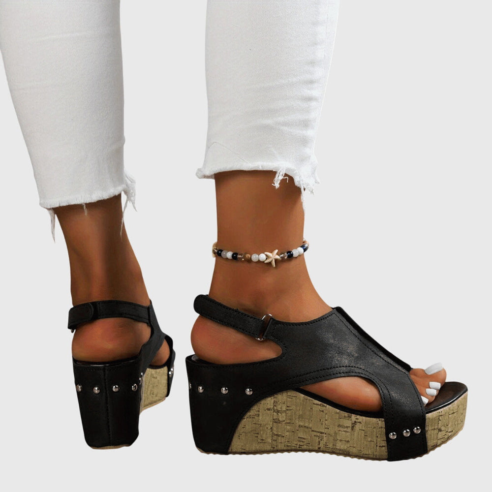 Lydia, sandalias de piel