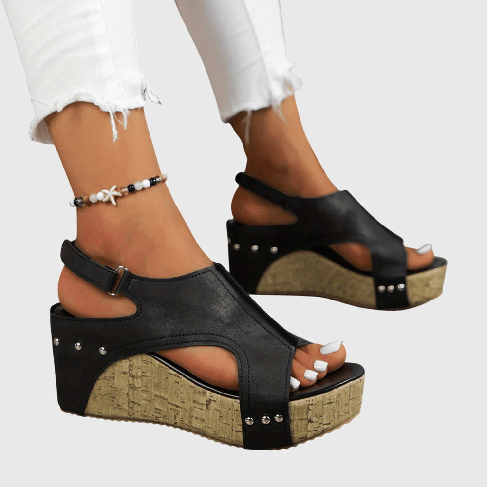 Lydia, sandalias de piel