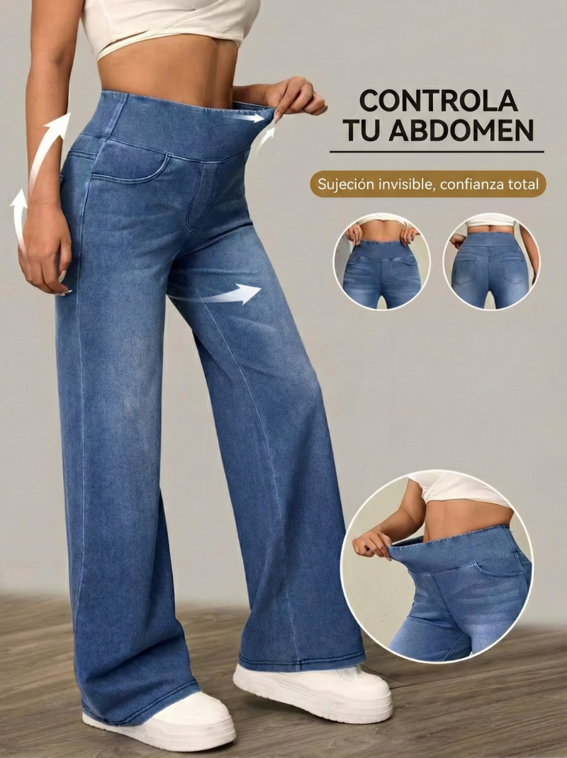 Paula, Pantalones anchos estilo Denim