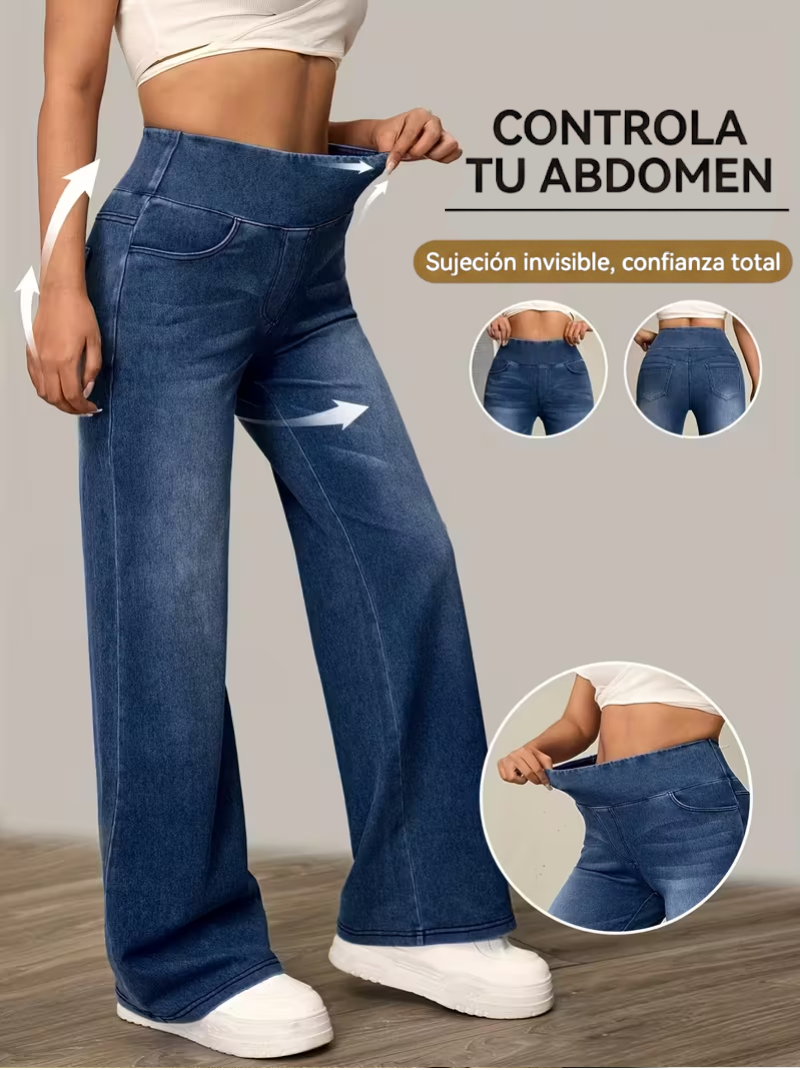 Paula, Pantalones anchos estilo Denim
