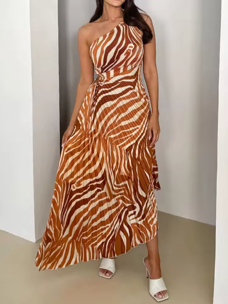 Adelina, Vestido Tropical Vibrante