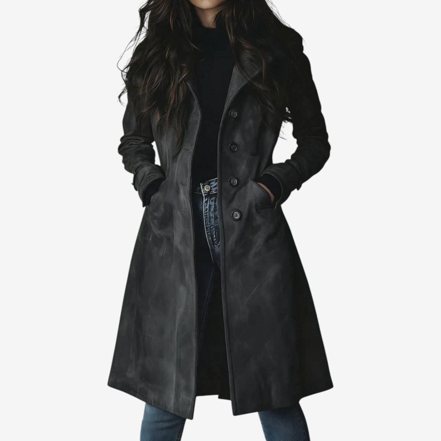 Astrid, elegante abrigo largo
