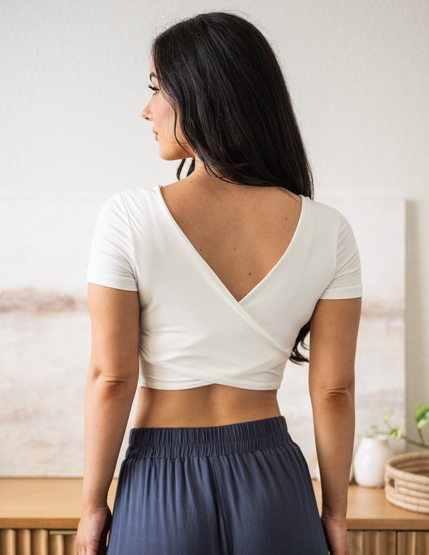 Aida Crop Top Reversible