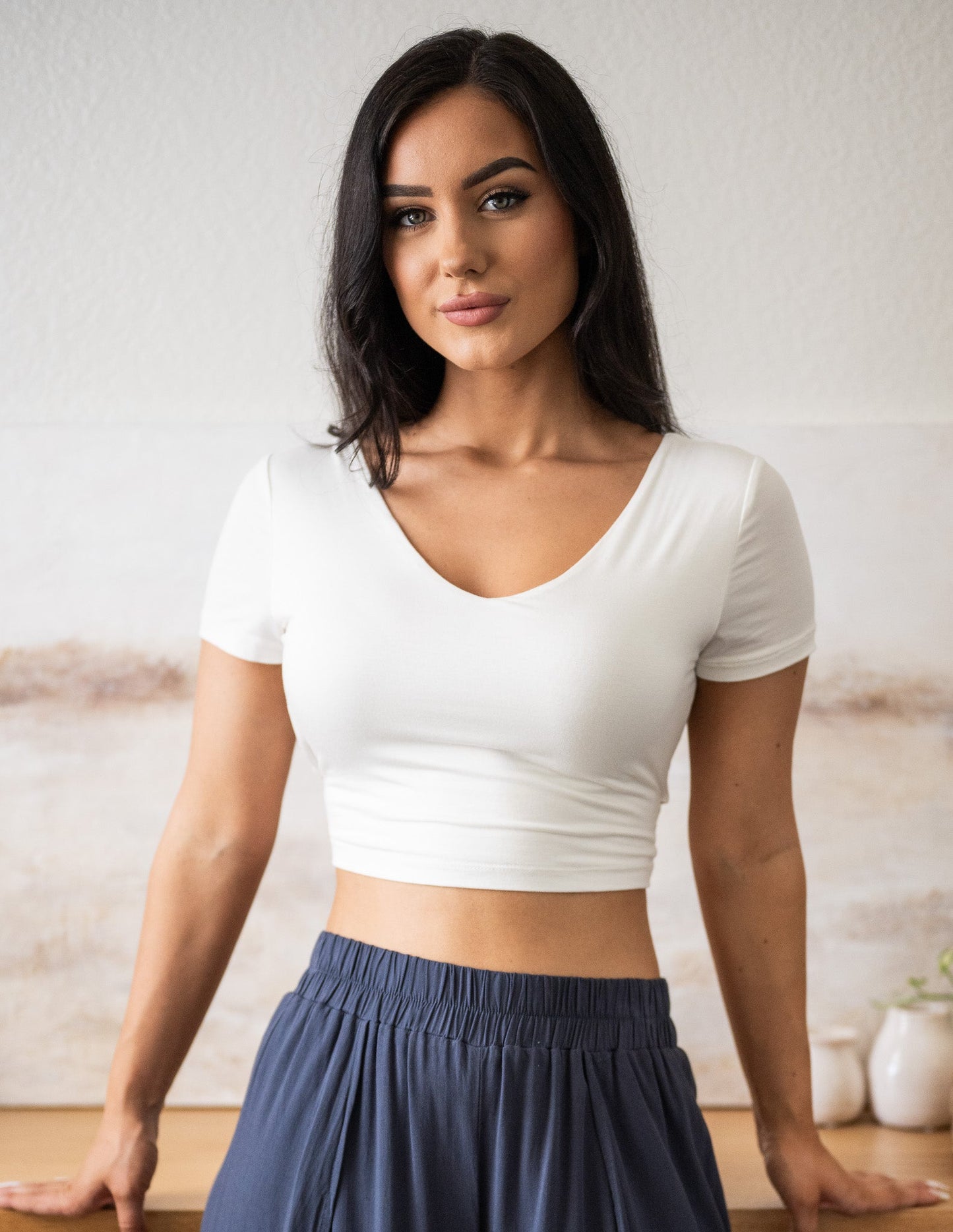 Aida Crop Top Reversible