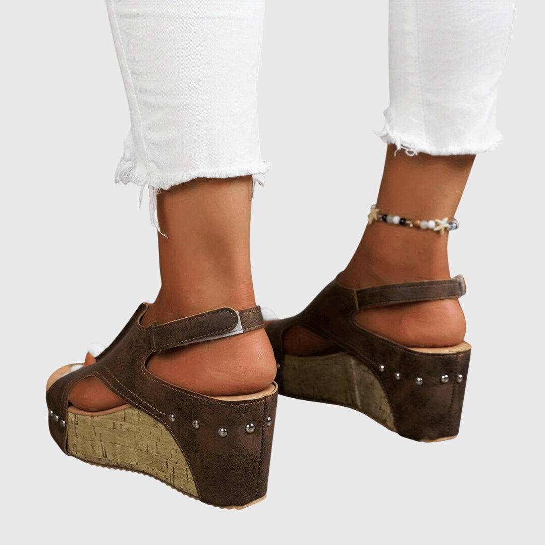 Lydia, sandalias de piel