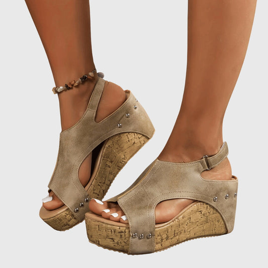 Lydia, sandalias de piel