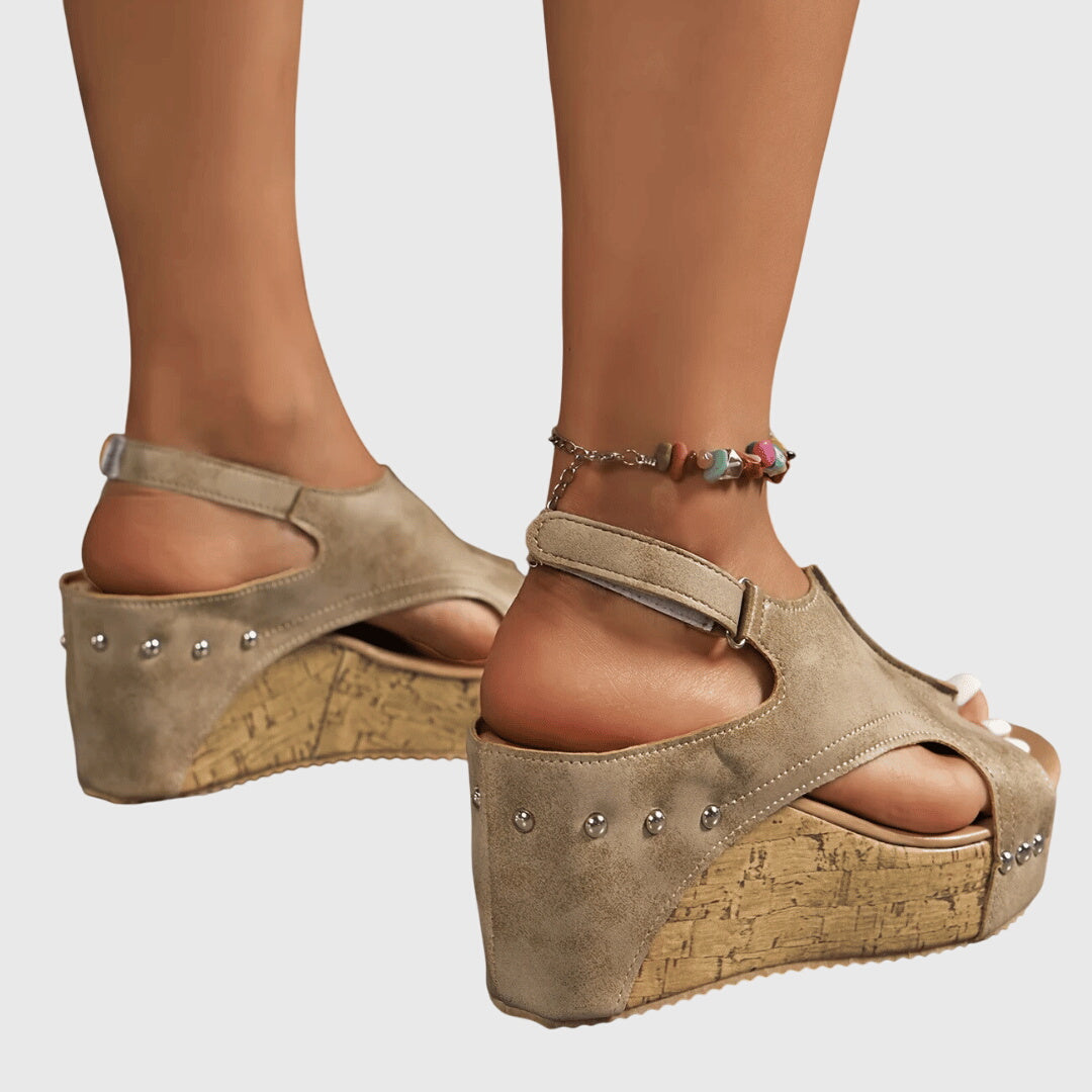Lydia, sandalias de piel