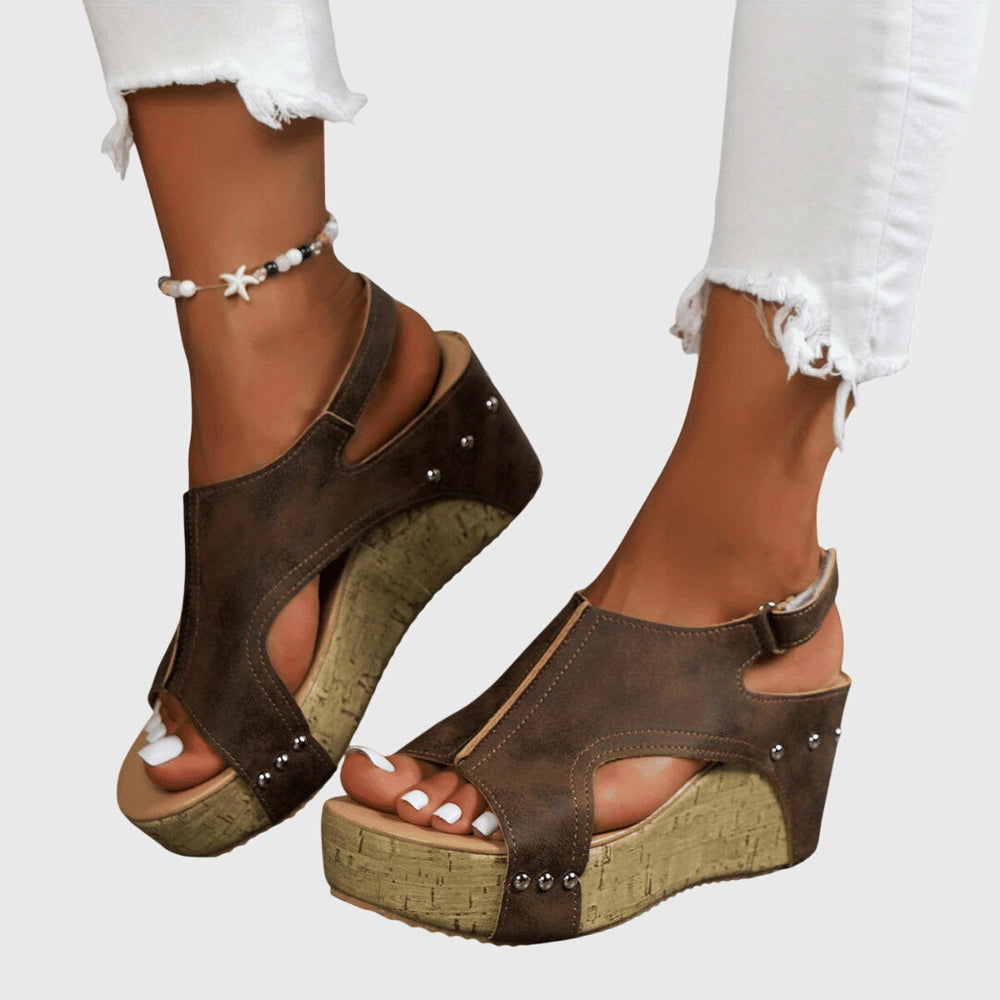 Lydia, sandalias de piel
