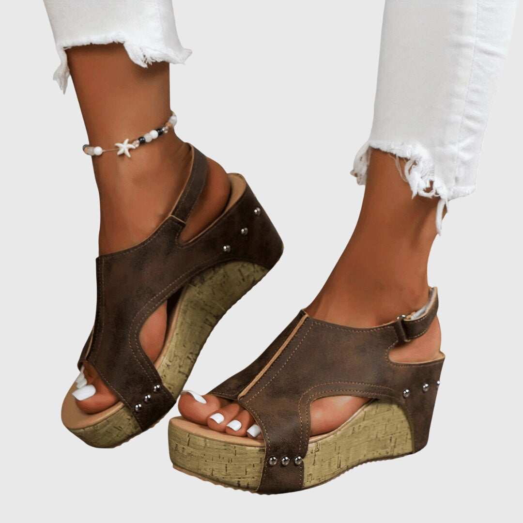 Lydia, sandalias de piel