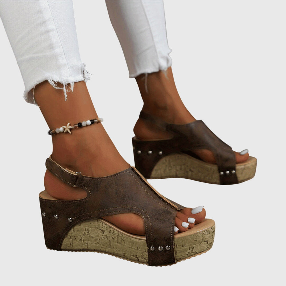 Lydia, sandalias de piel