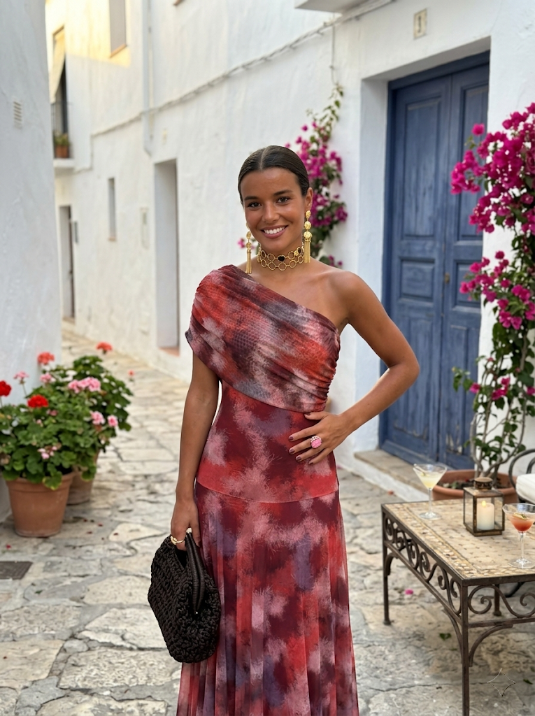 Carla  Vestido elegante y sencillo