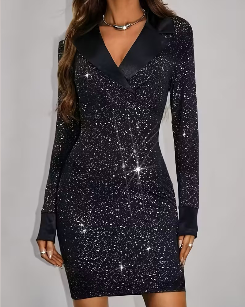 Vestido negro brillante, Estrella