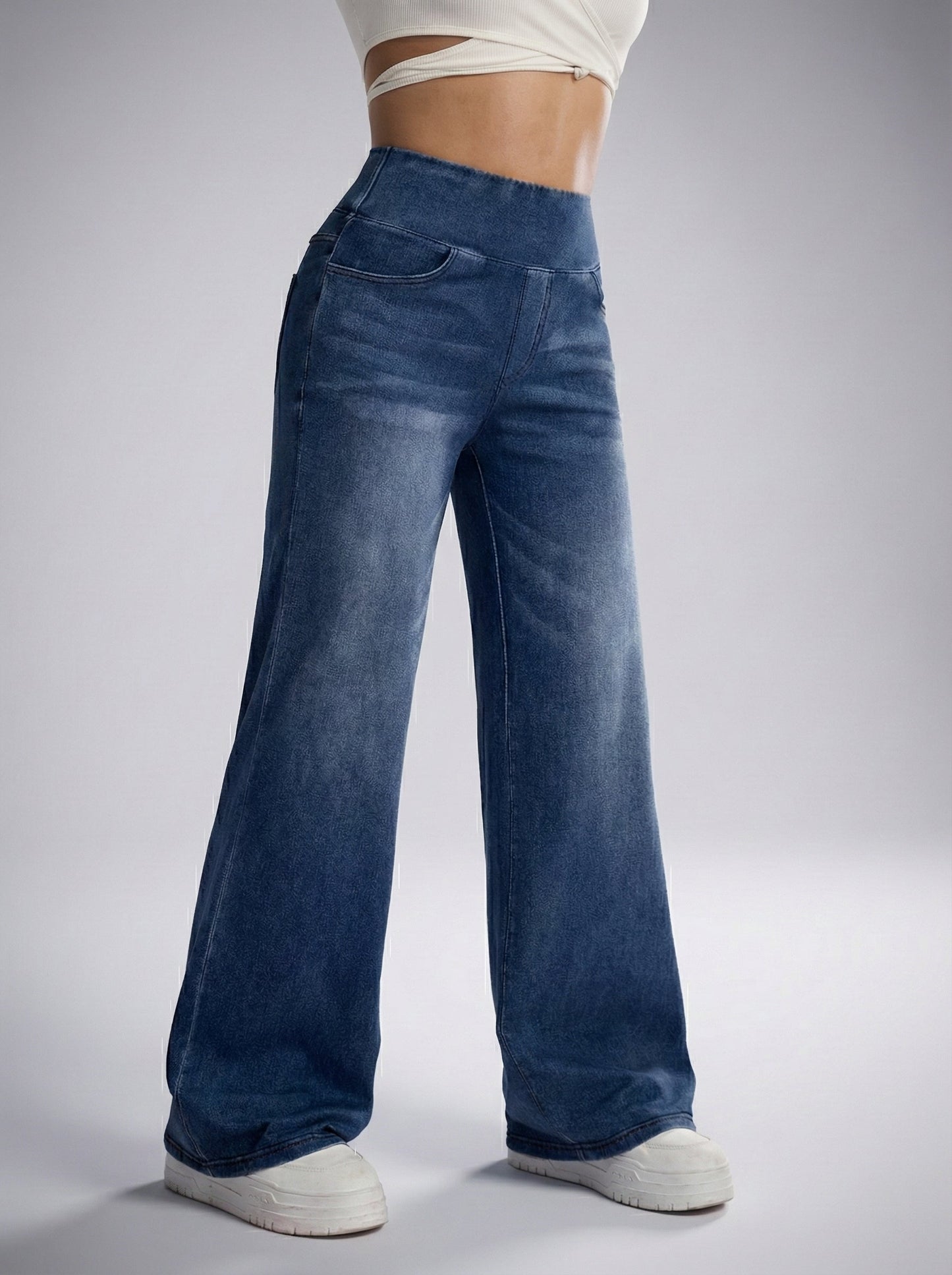 Paula, Pantalones anchos estilo Denim