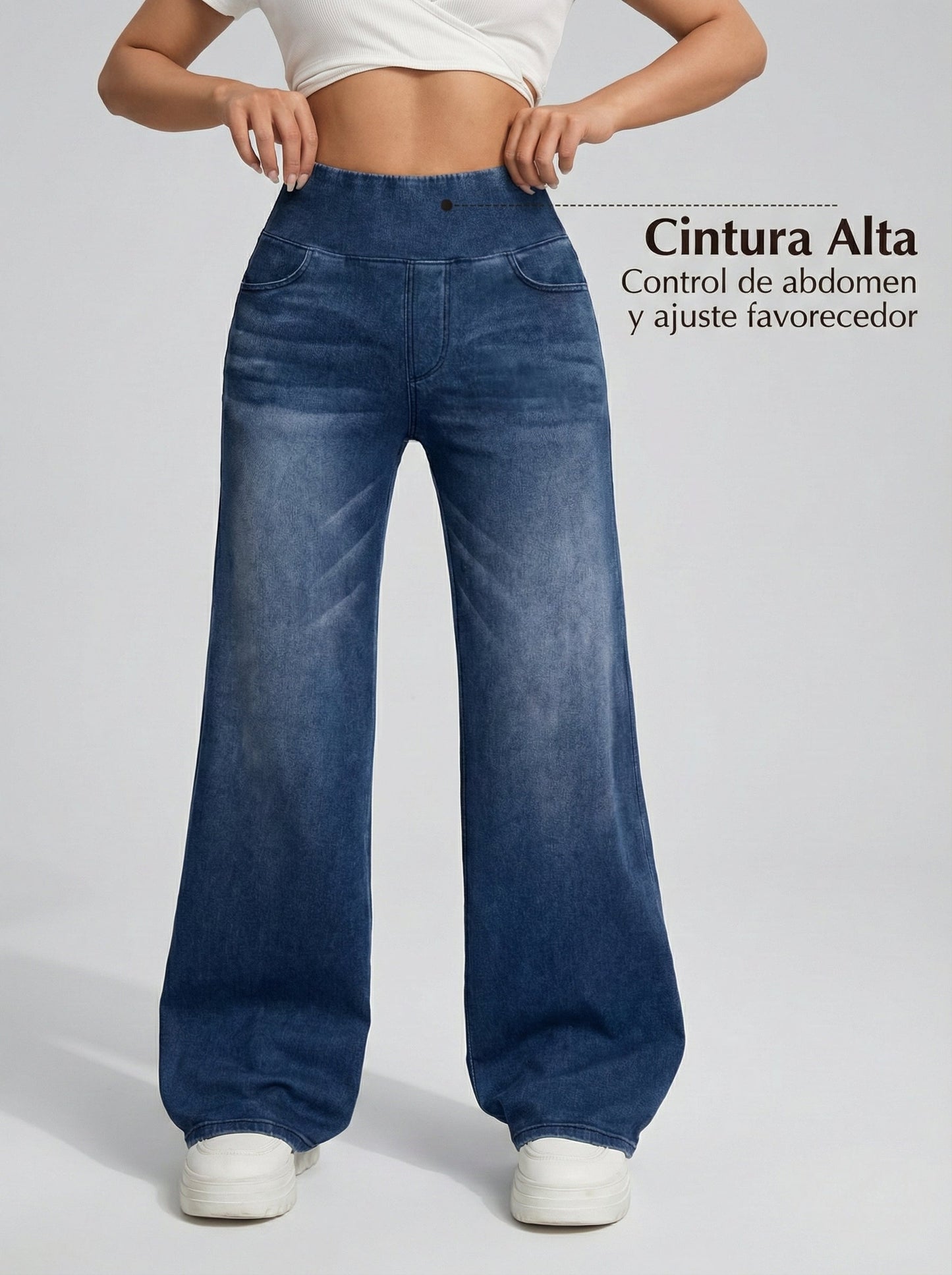 Paula, Pantalones anchos estilo Denim