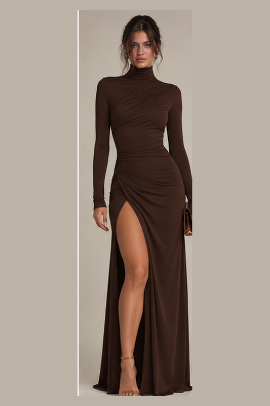 vestido nudo en cintura
